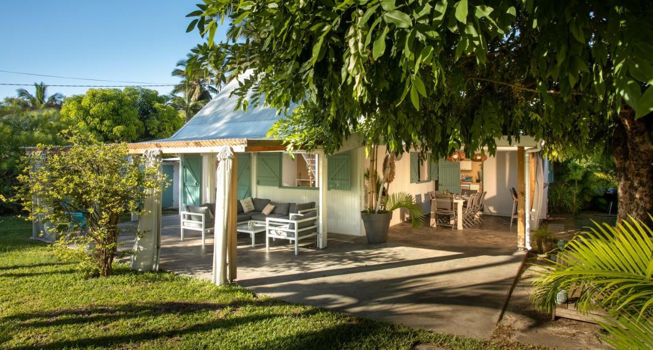 Jolie Case Creole, Lagon A Pied, Jardin Сен-Жиль-ле-Бэн Экстерьер фото